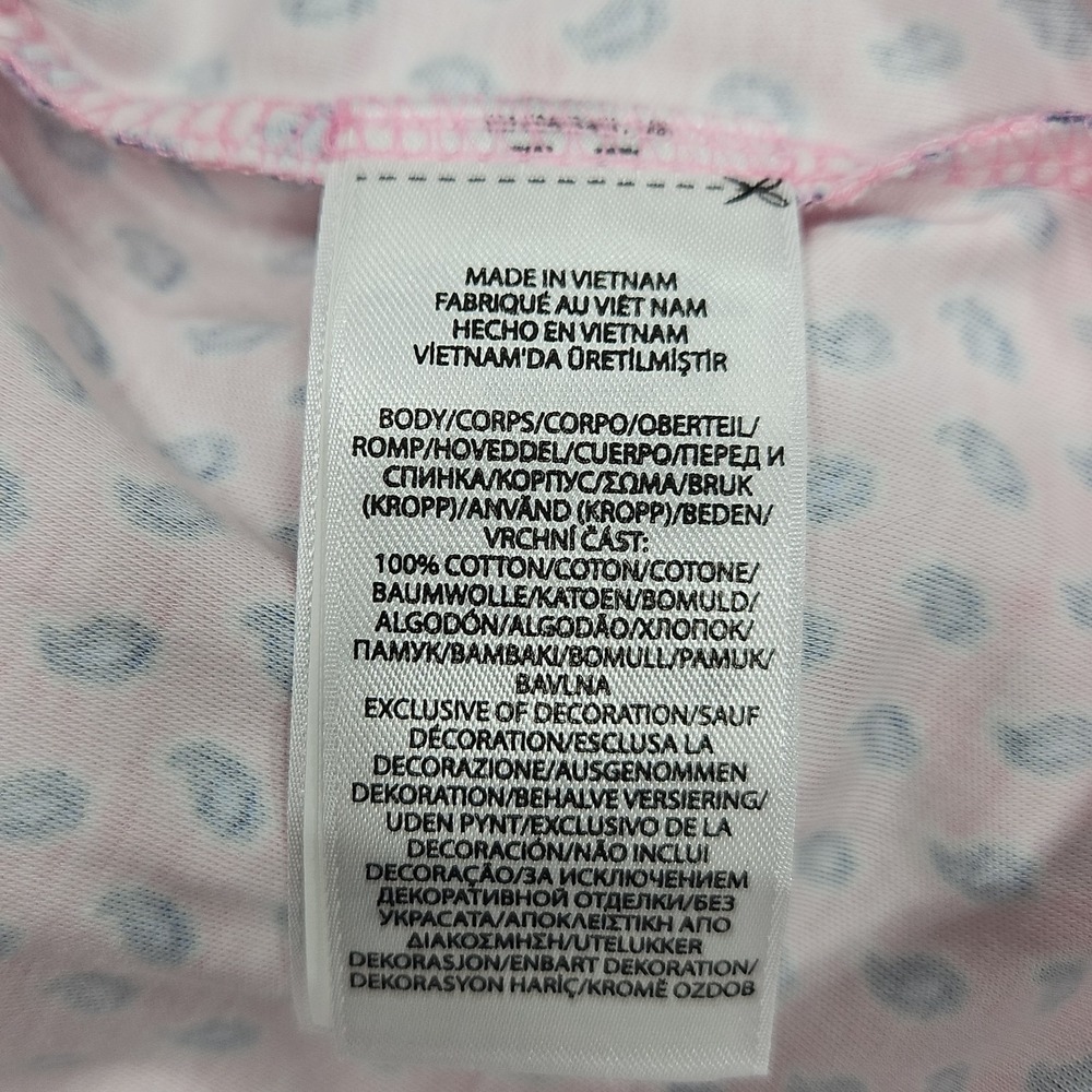 Polo Ralph Lauren Classic Fit Pink Paisley Short Sleeve Polo Shirt Men L Stretch - Picture 6 of 12
